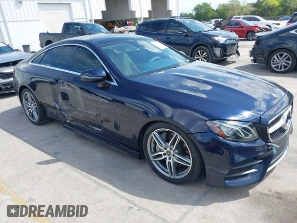 2018 Mercedes-Benz E-Class E 400 with VIN WDD1J6FB4JF054970, listed as a IAAI auction lot 41909770 with 69,700 mi miles. Bid and sale history available at carsss.com. Image 1.
