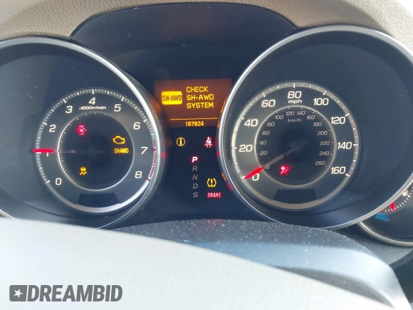 2010 Acura MDX with VIN 2HNYD2H21AH513886, listed as a IAAI auction lot 41358518 with 187,824 mi miles. Bid and sale history available at carsss.com. Image 7.