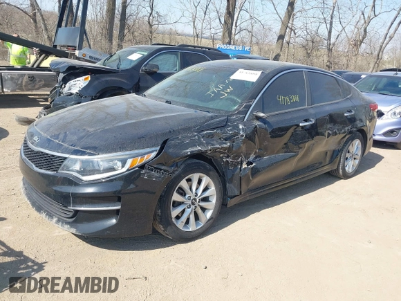 2017 Kia Optima LX with VIN 5XXGT4L32HG167750, listed as a IAAI auction lot 41783888 with 176,975 mi miles and . Bid and sale history available at DreamBid. Image 2.