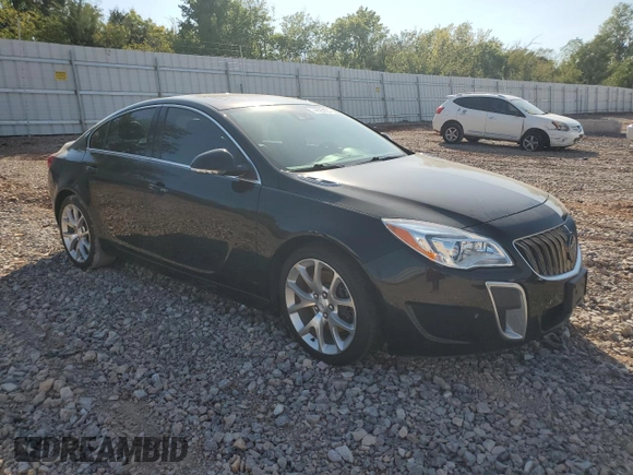 2016 Buick Regal GS with VIN 2G4GU5GX7G9110476, listed as a Copart auction lot 74995124 with 0 mi miles and Salvage Title. Bid and sale history available at carsss.com. Image 4.