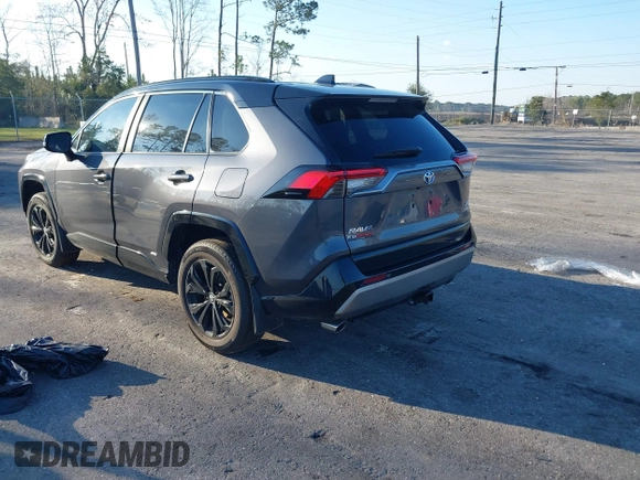 2024 Toyota RAV4 Hybrid XSE with VIN 2T3E6RFV0RW068643, listed as a IAAI auction lot 41621702 with 10,332 mi miles. Bid and sale history available at carsss.com. Image 3.