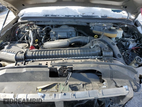 2005 Ford F-250 XL with VIN 1FTNF21555EA30163, listed as a Copart auction lot 45537455 with 126,721 mi miles and Salvage Title. Bid and sale history available at DreamBid. Image 12.