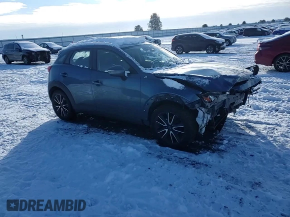 2018 Mazda CX-3 Touring with VIN JM1DKFC75J0309438, listed as a Copart auction lot 44071705 with 121,057 mi miles and Salvage Title. Bid and sale history available at carsss.com. Image 10.