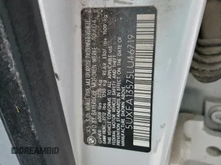 2005 BMW X5 3.0i with VIN 5UXFA13575LU46719, listed as a Copart auction lot 53443085 with 126,041 mi miles and Salvage Title. Bid and sale history available at carsss.com. Image 12.