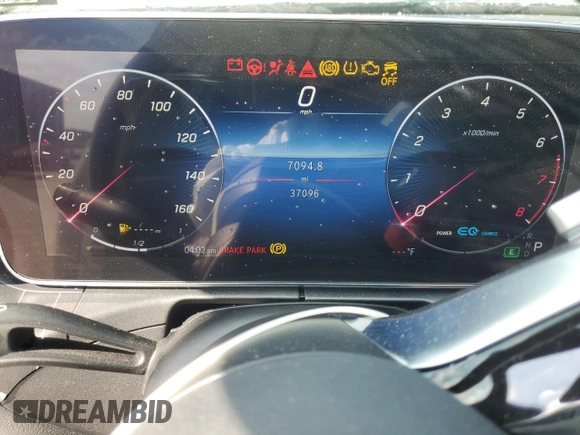 2022 Mercedes-Benz C 300 with VIN W1KAF4GB8NR047934, listed as a Copart auction lot 48605975 with 37,096 mi miles and Non Repairable. Bid and sale history available at DreamBid. Image 9.
