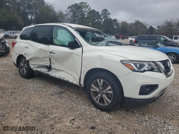 2019 Nissan Pathfinder SV with VIN 5N1DR2MN7KC577503, listed as a Copart auction lot 48489545 with 68,023 mi miles and Salvage Title. Bid and sale history available at carsss.com. Image 4.