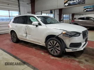 2020 Volvo XC90 Momentum with VIN YV4102PK7L1607869, listed as a Copart auction lot 47027685 with 48,018 mi miles and Salvage Title. Bid and sale history available at carsss.com. Image 4.