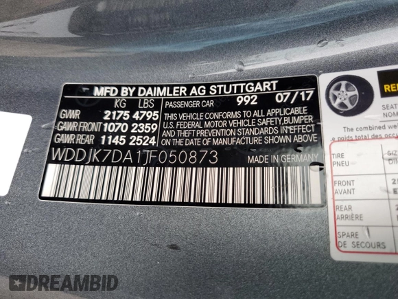 2018 Mercedes-Benz SL 550 with VIN WDDJK7DA1JF050873, listed as a Copart auction lot 74766434 with 175,663 mi miles and Non repairable. Bid and sale history available at DreamBid. Image 12.
