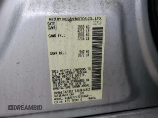 2014 Nissan Altima 2.5 with VIN 1N4AL3AP3EC169482, listed as a Copart auction lot 50961565 with 56,463 mi miles and Salvage Title. Bid and sale history available at carsss.com. Image 14.