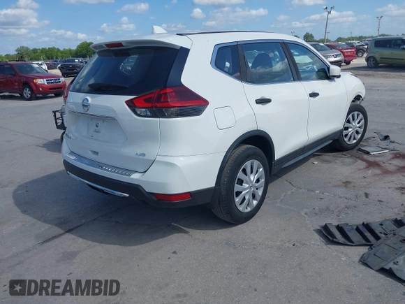 2017 Nissan Rogue S with VIN JN8AT2MV9HW010908, listed as a IAAI auction lot 42072601 with 108,885 mi miles. Bid and sale history available at carsss.com. Image 4.