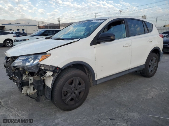 2014 Toyota RAV4 LE with VIN 2T3ZFREV3EW119436, listed as a Copart auction lot 47596795 with 116,307 mi miles and Salvage Title. Bid and sale history available at carsss.com. Image 1.