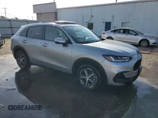 2023 Honda HR-V EX-L with VIN 3CZRZ1H7XPM708505, listed as a Copart auction lot 42523595 with 41,553 mi miles and Salvage title. Bid and sale history available at DreamBid. Image 4.