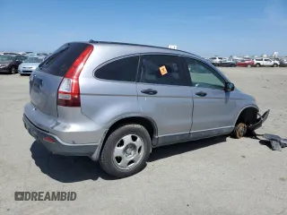 2007 Honda CR-V LX with VIN JHLRE38397C012264, listed as a Copart auction lot 54186475 with 222,344 mi miles and Salvage Title. Bid and sale history available at carsss.com. Image 3.