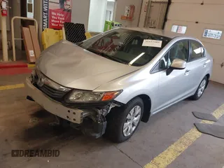 2012 Honda Civic LX с VIN 2HGFB2F54CH310009, выставлен на аукционе IAAI как лот 41527505 с пробегом 87 991 миль миль и . История ставок и продаж доступна на DreamBid. Изображение 2.