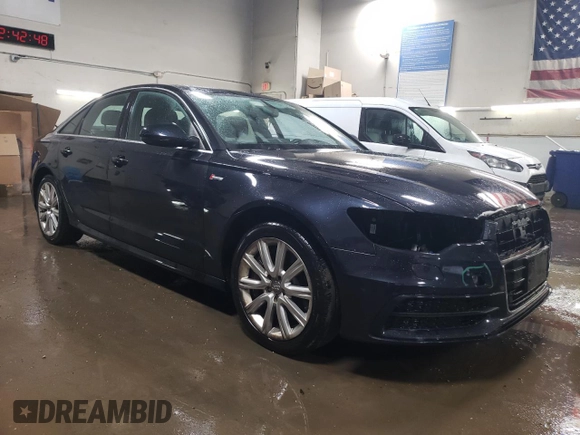 2013 Audi A6 3.0T Prestige with VIN WAUHGAFCXDN137362, listed as a Copart auction lot 46140415 with 72,274 mi miles and Salvage Title. Bid and sale history available at carsss.com. Image 4.