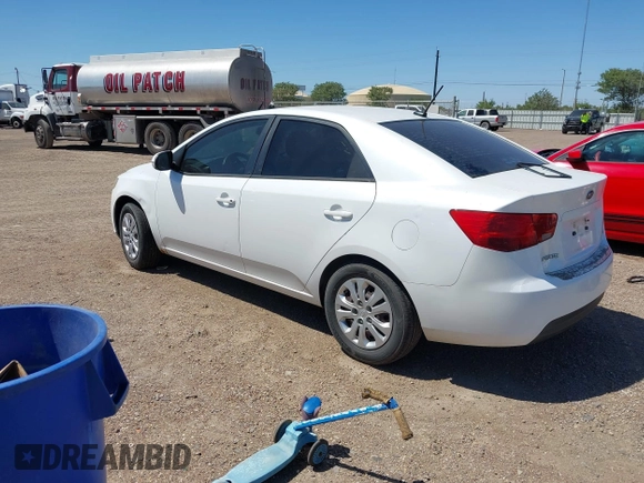 2012 Kia Forte EX with VIN KNAFU4A2XC5489243, listed as a IAAI auction lot 41959381 with 192,071 mi miles. Bid and sale history available at carsss.com. Image 3.