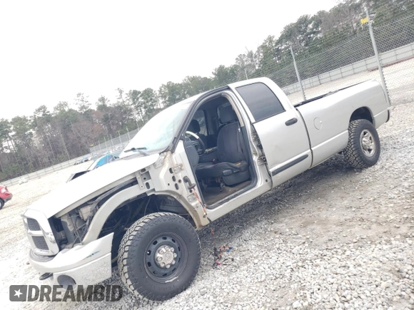 2004 Dodge Ram 2500 SLT with VIN 3D7KA28C14G205558, listed as a Copart auction lot 45025765 with 520,313 mi miles and Clean Title. Bid and sale history available at carsss.com. Image 1.