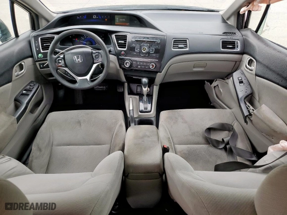 2013 Honda Civic Sdn LX with VIN 19XFB2F58DE211205, listed as a Copart auction lot 51547905 with 187,760 mi miles and Salvage Title. Bid and sale history available at carsss.com. Image 8.