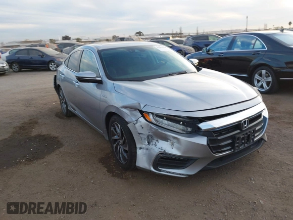 2021 Honda Insight Touring with VIN 19XZE4F99ME009749, listed as a IAAI auction lot 41411868 with 54,808 mi miles and . Bid and sale history available at carsss.com. Image 1.