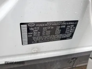 2022 Hyundai Santa Fe Calligraphy with VIN 5NMS54AL1NH466537, listed as a Copart auction lot 49398865 with 20,016 mi miles and Salvage Title. Bid and sale history available at carsss.com. Image 15.