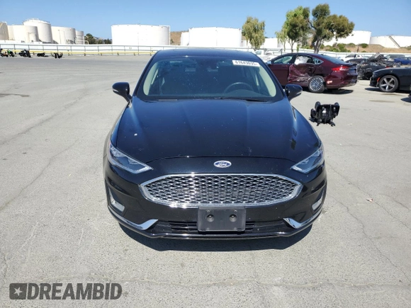 2020 Ford Fusion Titanium z VIN 3FA6P0RU3LR231920, wystawiony jako Copart lot #61643035 z przebiegiem 55 855 mil mil oraz Szkoda całkowita • Salvage title. Historia ofert i sprzedaży dostępna na DreamBid. Obrazek 5.