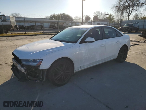 2014 Audi A4 Premium with VIN WAUAFAFL2EN042669, listed as a Copart auction lot 42349805 with 101,316 mi miles and Salvage Title. Bid and sale history available at carsss.com. Image 1.