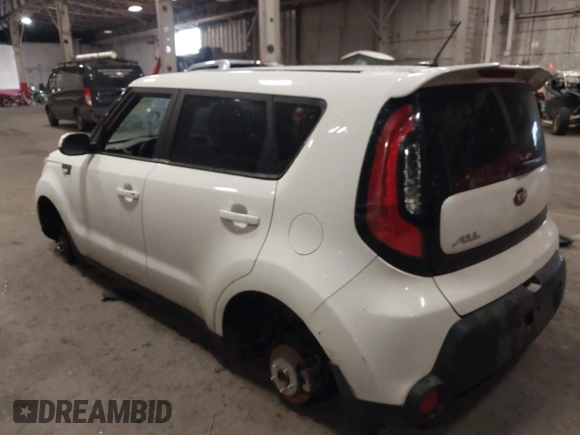 2014 Kia Soul with VIN KNDJN2A24E7089670, listed as a IAAI auction lot 38680967 with 63,504 mi miles. Bid and sale history available at carsss.com. Image 3.