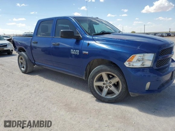 2014 Ram 1500 Express with VIN 3C6RR6KT9EG221727, listed as a Copart auction lot 65343974 with 154,126 mi miles and Salvage Title. Bid and sale history available at carsss.com. Image 4.