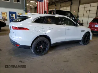 2018 Jaguar F-Pace 35t Prestige with VIN SADCK2EV7JA252724, listed as a Copart auction lot 71237194 with 50,582 mi miles and Salvage title. Bid and sale history available at DreamBid. Image 3.