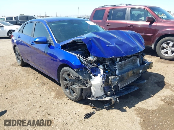 2023 Hyundai Elantra SEL with VIN KMHLM4AG1PU484361, listed as a IAAI auction lot 41986634 with 39,230 mi miles and . Bid and sale history available at DreamBid. Image 1.
