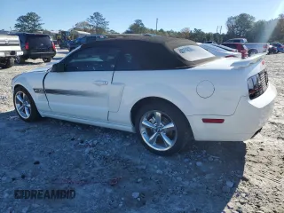 2007 Ford Mustang GT Deluxe with VIN 1ZVFT85H575232313, listed as a Copart auction lot 50304165 with 105,322 mi miles and Salvage Title. Bid and sale history available at carsss.com. Image 2.
