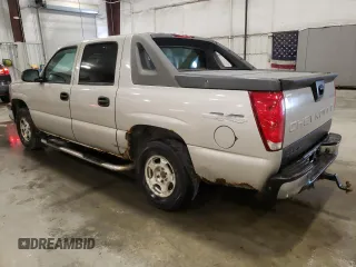 2004 Chevrolet Avalanche Z71 with VIN 3GNEK12T44G325062, listed as a Copart auction lot 52823975 with 202,989 mi miles and Salvage Title. Bid and sale history available at DreamBid. Image 2.