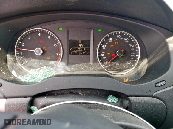 2013 Volkswagen Jetta SE с VIN 3VWDP7AJ8DM209712, выставлен на аукционе Copart как лот 59168045 с пробегом 94 813 миль миль и Списание • Salvage title. История ставок и продаж доступна на DreamBid. Изображение 9.