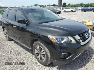 2017 Nissan Pathfinder SL with VIN 5N1DR2MM9HC652248, listed as a Copart auction lot 60658735 with 114,559 mi miles and Salvage title. Bid and sale history available at DreamBid. Image 4.