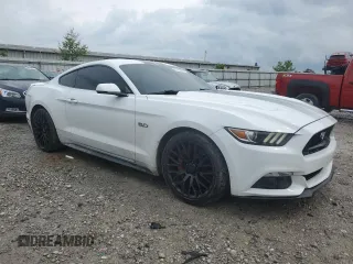 2017 Ford Mustang GT with VIN 1FA6P8CF9H5316263, listed as a Copart auction lot 57768035 with 112,936 mi miles and Salvage title. Bid and sale history available at DreamBid. Image 4.