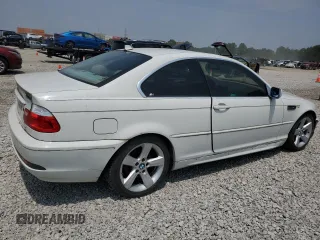 2006 BMW 3 Series 325Ci z VIN WBABD33426PL09950, wystawiony jako Copart lot #61013105 z przebiegiem 138 501 mil mil oraz Czysty tytuł • Clean title. Historia ofert i sprzedaży dostępna na DreamBid. Obrazek 3.