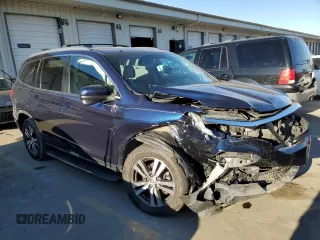 2016 Honda Pilot EX-L with VIN 5FNYF5H75GB007523, listed as a Copart auction lot 43177755 with 110,851 mi miles and Salvage Title. Bid and sale history available at DreamBid. Image 4.
