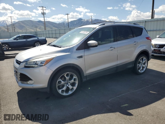 2013 Ford Escape Titanium with VIN 1FMCU0J97DUD92435, listed as a Copart auction lot 54106995 with 142,049 mi miles and Clean Title. Bid and sale history available at carsss.com. Image 1.