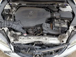 2015 Acura TLX V6 Tech with VIN 19UUB2F59FA018737, listed as a Copart auction lot 47536555 with 104,567 mi miles and Salvage Title. Bid and sale history available at carsss.com. Image 11.