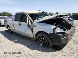 2008 Ford F-150 STX with VIN 1FTRX12W98FB81344, listed as a Copart auction lot 54046085 with 155,459 mi miles and Salvage title. Bid and sale history available at DreamBid. Image 4.
