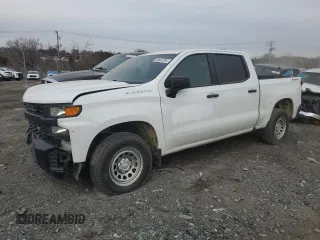 2021 Chevrolet Silverado 1500 Work Truck with VIN 1GCPYAEH8MZ211105, listed as a Copart auction lot 80907284 with 67,016 mi miles and Salvage Title. Bid and sale history available at DreamBid. Image 1.