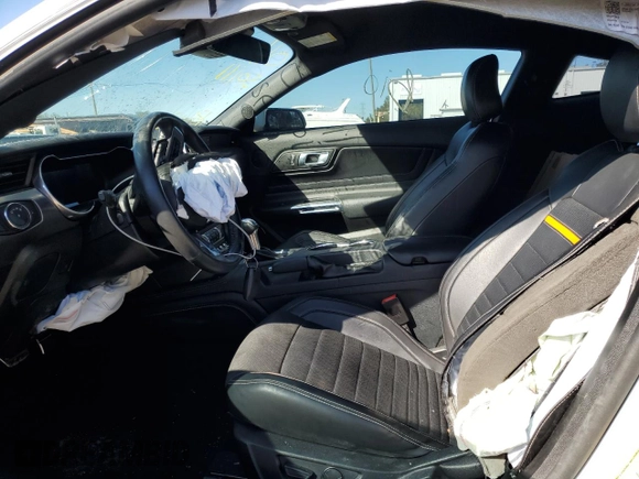 2022 Ford Mustang Mach 1 with VIN 1FA6P8R02N5550873, listed as a Copart auction lot 84325234 with 28,251 mi miles and Salvage title. Bid and sale history available at DreamBid. Image 7.