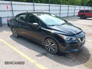 2021 Nissan Versa SV with VIN 3N1CN8EV1ML826692, listed as a IAAI auction lot 42675057 with 74,971 mi miles and . Bid and sale history available at DreamBid. Image 1.
