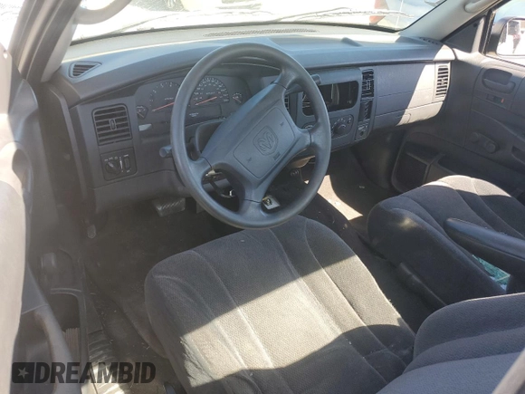 2004 Dodge Dakota with VIN 1D7FL16K34S555699, listed as a Copart auction lot 47423785 with 0 mi miles and Salvage Title. Bid and sale history available at carsss.com. Image 8.