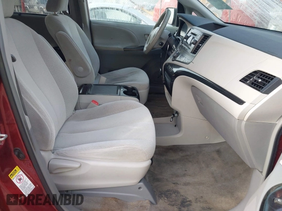 2013 Toyota Sienna LE AAS with VIN 5TDKK3DC1DS368585, listed as a IAAI auction lot 42070311 with 181,408 mi miles. Bid and sale history available at carsss.com. Image 5.