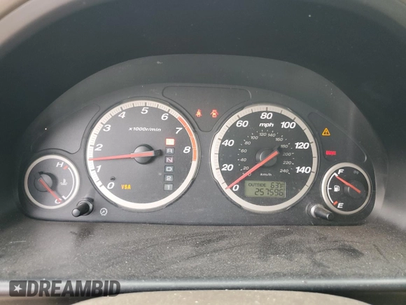 2005 Honda CR-V EX with VIN JHLRD78825C045304, listed as a Copart auction lot 47971035 with 257,596 mi miles and Salvage Title. Bid and sale history available at carsss.com. Image 9.
