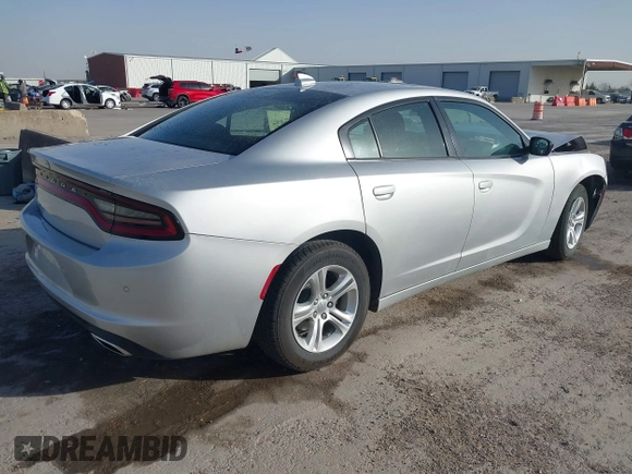 2023 Dodge Charger SXT with VIN 2C3CDXBG4PH608053, listed as a IAAI auction lot 41836734 with 19,079 mi miles. Bid and sale history available at carsss.com. Image 4.