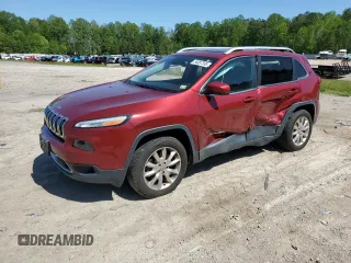 2014 Jeep Cherokee Limited z VIN 1C4PJMDS4EW193322, wystawiony jako Copart lot #54887395 z przebiegiem 145 055 mil mil oraz Szkoda całkowita • Salvage title. Historia ofert i sprzedaży dostępna na DreamBid. Obrazek 1.