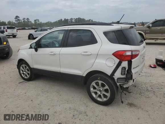 2020 Ford EcoSport SE with VIN MAJ6S3GL3LC313669, listed as a Copart auction lot 53001735 with 66,316 mi miles and Salvage Title. Bid and sale history available at carsss.com. Image 2.