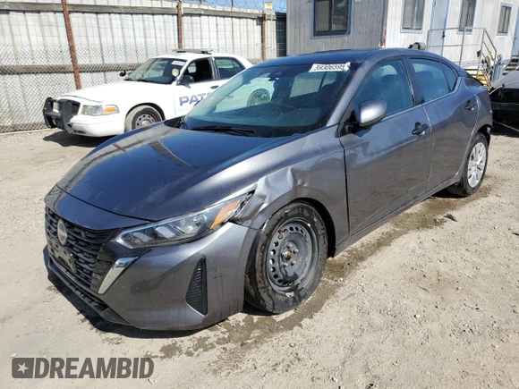2024 Nissan Sentra S with VIN 3N1AB8BV6RY303974, listed as a Copart auction lot 59306595 with 18,283 mi miles and Clean title. Bid and sale history available at DreamBid. Image 1.